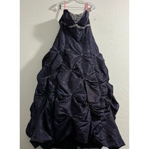 FLIRT by Maggie Sottero Deep Purple/Indigo Prom Dress Goth dark academia 18